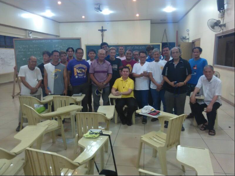 Present Members of St Peters Men Society